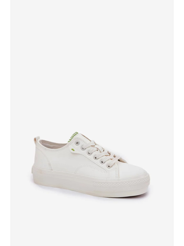 BIG STAR SHOES Ženski tenisici na platformi iz ECO kože Big Star – bijeli