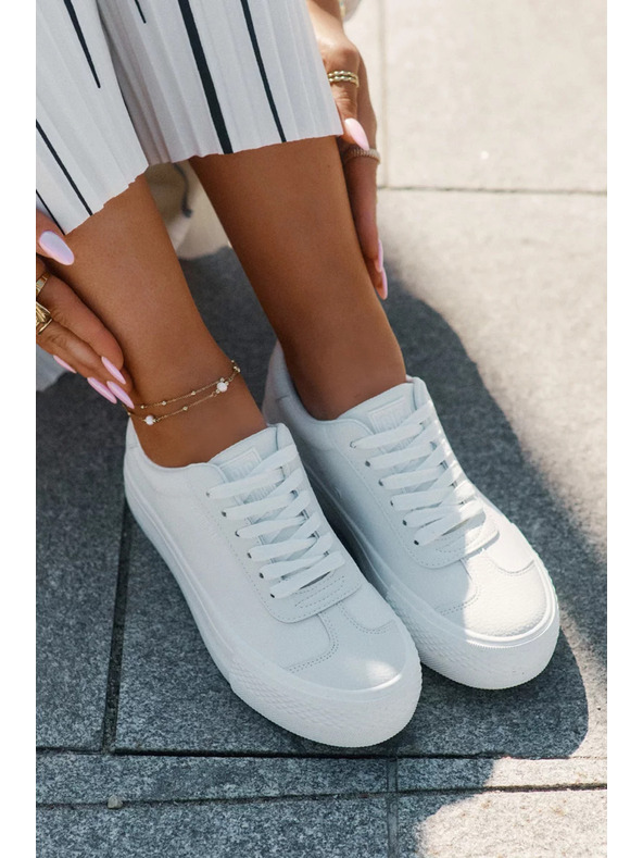 BIG STAR SHOES Ženski tenisici na platformi Big Star – bijeli
