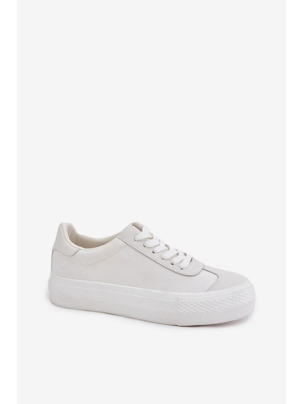 BIG STAR SHOES Ženski tenisici na platformi Big Star – bijeli