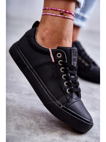BIG STAR SHOES Ženski kožni tenisici Big Star – crni