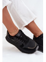 BIG STAR SHOES Ženski topli tenisice na platformi Big Star HI-POLY SYSTEM – crne