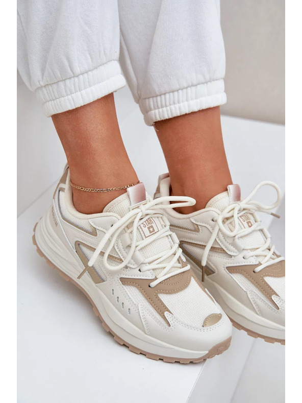 BIG STAR SHOES Ženske čizme Big Star HI-POLY SYSTEM – bež