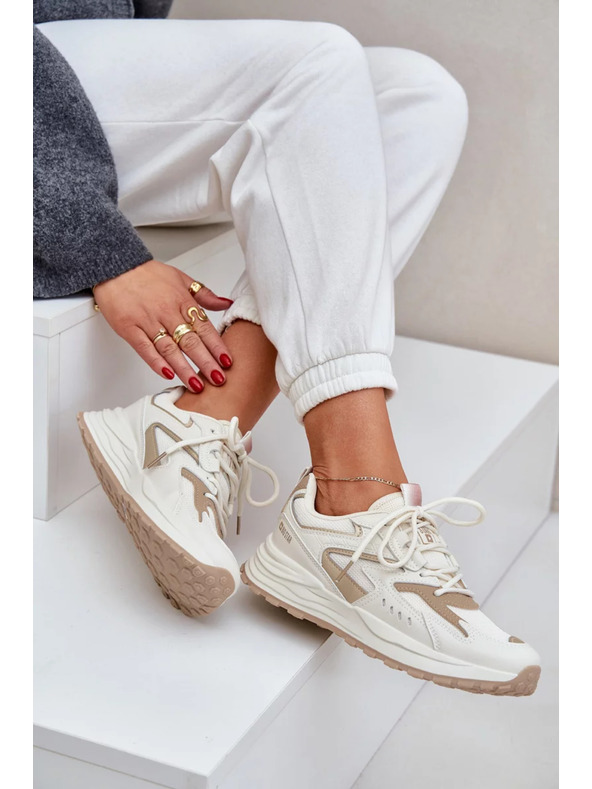 BIG STAR SHOES Ženske čizme Big Star HI-POLY SYSTEM – bež