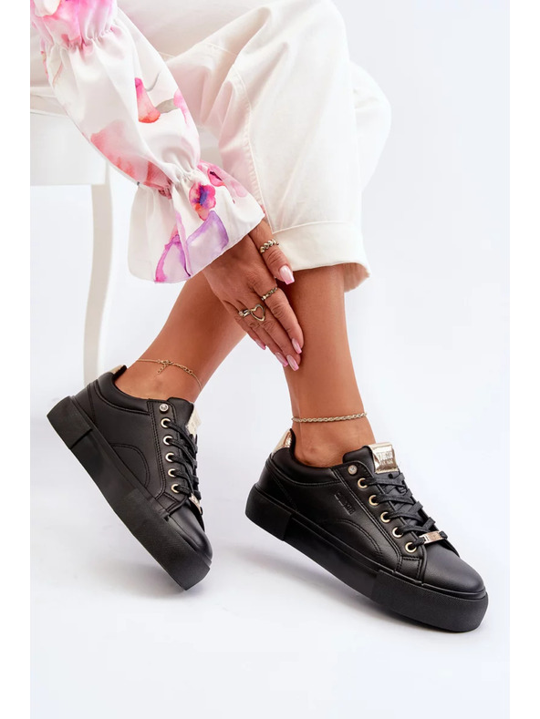 BIG STAR SHOES Ženske tenisice Big Star – crne