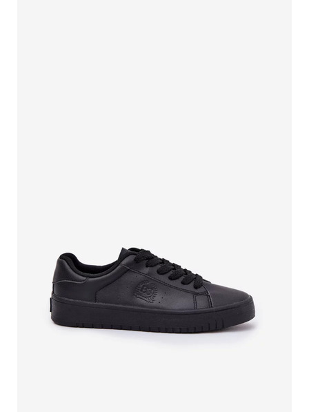 BIG STAR SHOES Ženske niske tenisice od ECO kože Big Star – crne