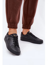 BIG STAR SHOES Ženske niske tenisice od ECO kože Big Star – crne