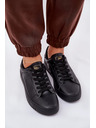 BIG STAR SHOES Ženske niske tenisice od ECO kože Big Star – crne