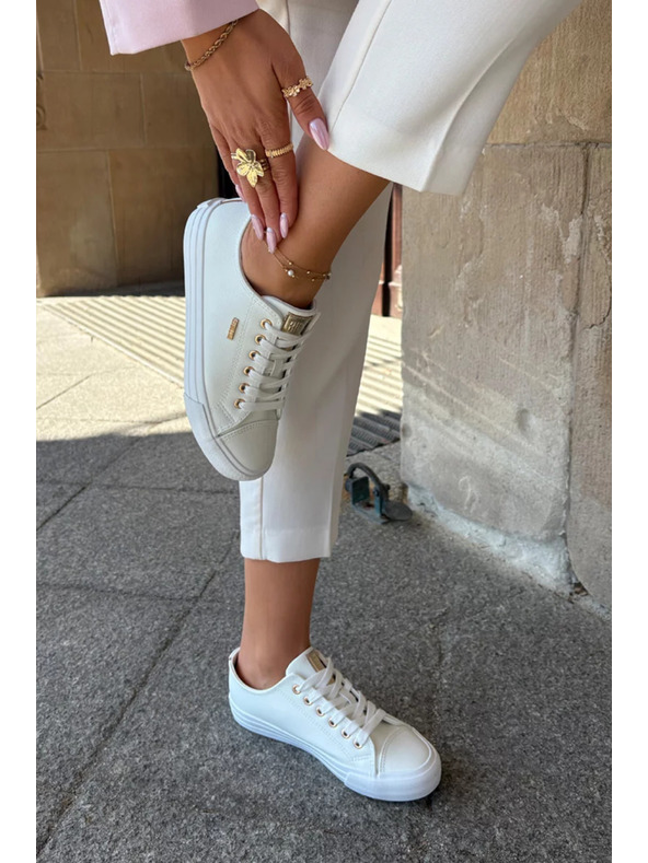 BIG STAR SHOES Ženske tenisice od ECO kože Big Star – bijele