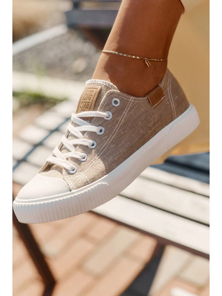 BIG STAR SHOES Ženske tkaninaste tenisice Big Star – bež