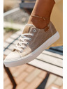 BIG STAR SHOES Ženske tkaninaste tenisice Big Star – bež