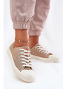 BIG STAR SHOES Ženske tkaninaste tenisice Big Star – bež