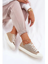 BIG STAR SHOES Ženske tkaninaste tenisice Big Star – bež