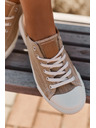 BIG STAR SHOES Ženske tkaninaste tenisice Big Star – bež
