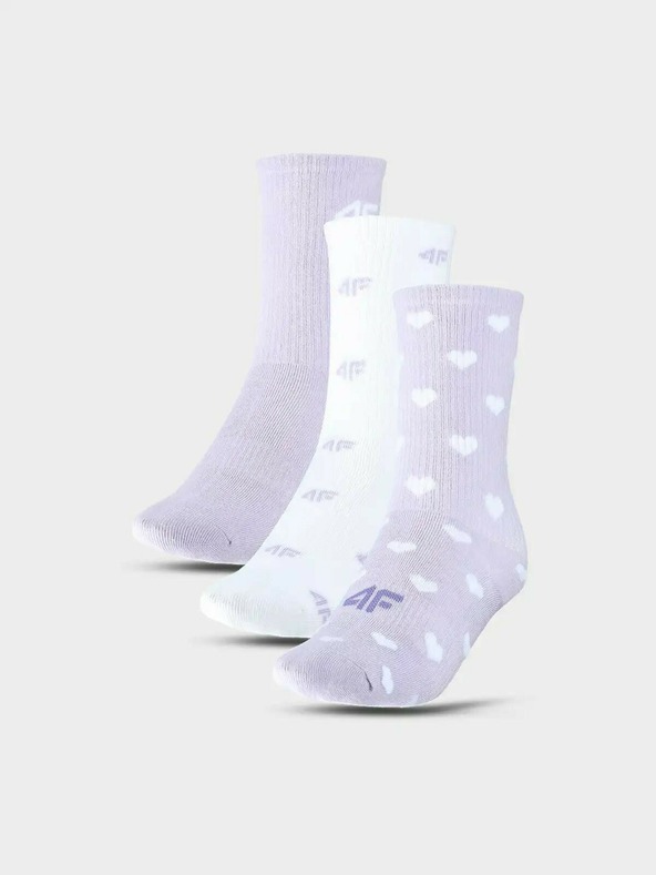 4F Djevojčičke čarape 4F F394 (3pack)