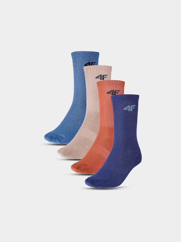 4F Dječačke casual čarape 4F 4-pack