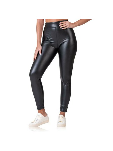 Bellinda RELAX & GO LEATHEROPTIC LEGGINGS - Zenske legice izgleda kože - crna