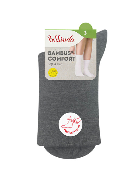 Bellinda BAMBUS LADIES COMFORT SOCKS - Ženske bambusne čarape - siva