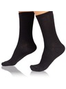 Bellinda FANCY RIB MODAL SOCKS - Ženske modal čarape - crna