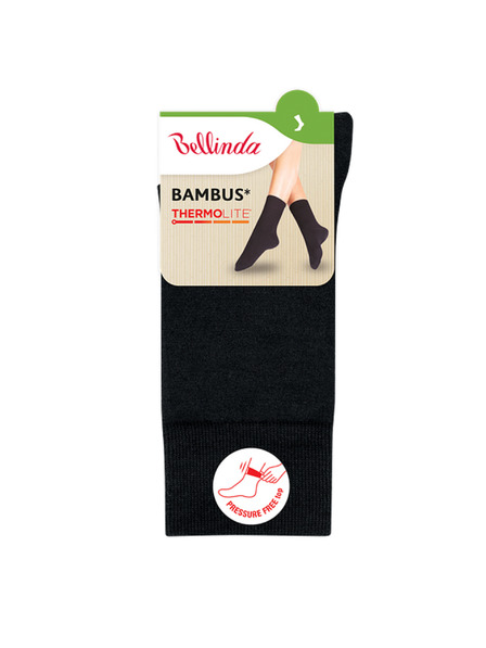Bellinda BAMBUS THERMOLITE SOCKS - Ženske thermolite čarape - crna