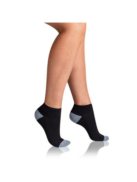 Bellinda SPORT WOMEN IN-SHOE 3x - Ženske sportske čarape do gležnja 3 para - crna