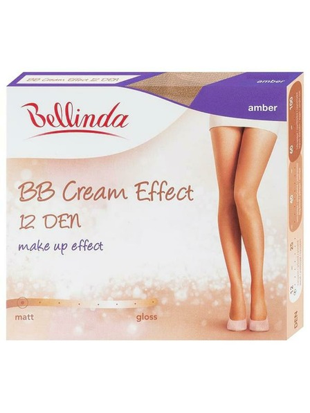 Bellinda BB CREAM 12 DEN - BB cream čarape s make up efektom - amber