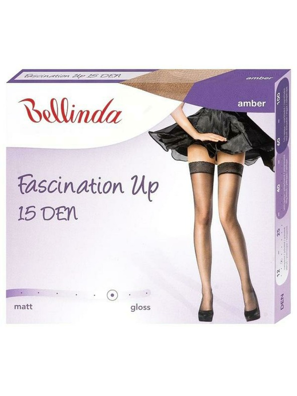 Bellinda FASCINATION UP 15 DEN - Samodržive čarape - amber