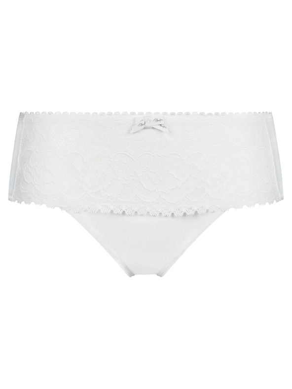 Playtex PLAYTEX RCS FLOWER ELEGANCE MIDI BRIEF - Ženske čipkane gaćice - bijela