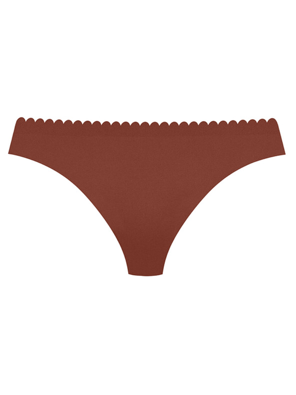 DIM DIM BODY TOUCH HIPSTER 2x - Ženske gaćice 2 kom - cigla - bijela