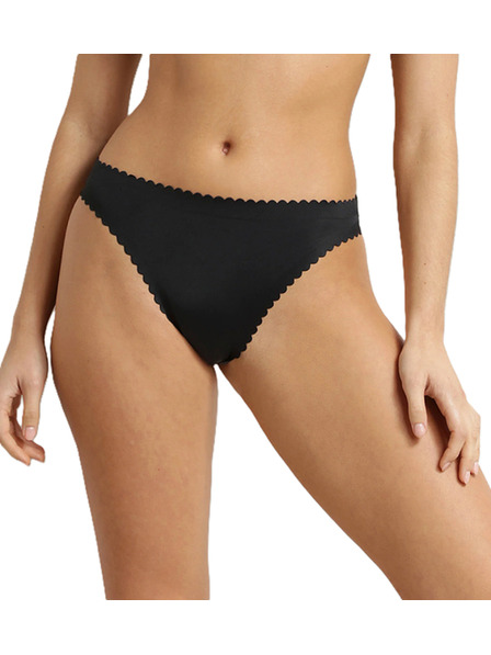 DIM DIM BODY TOUCH DAILY STRING - Ženske bezšavne gaćice - crna