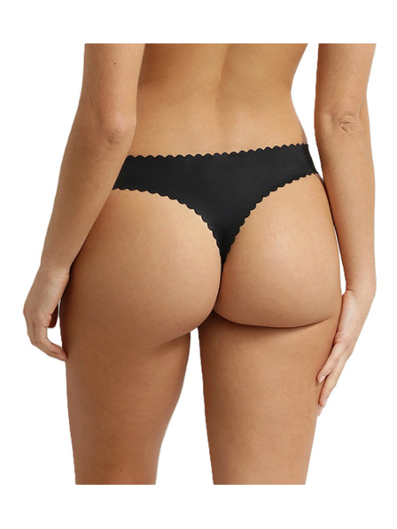 DIM DIM BODY TOUCH DAILY STRING - Ženske bezšavne gaćice - crna