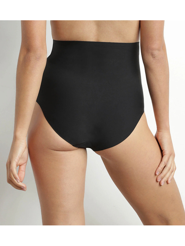 DIM DIM MID WAIST BRIEF - Ženski formujući kupaći sa visom strukom - crna