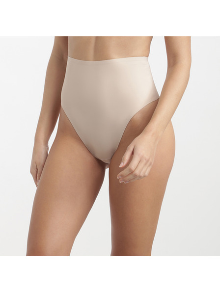 DIM DIM INVISIBLE MID WAIST THONG - Ženski tanga sa visom strukom - tjelesna boja