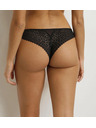 DIM DIM DAILY DENTELLE THONG - Ženski čipkasti tanga - crna