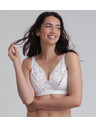 Playtex PLAYTEX RCS WIREFREE BRA - Ženski neojacani čipkasti grudnjak - bijela