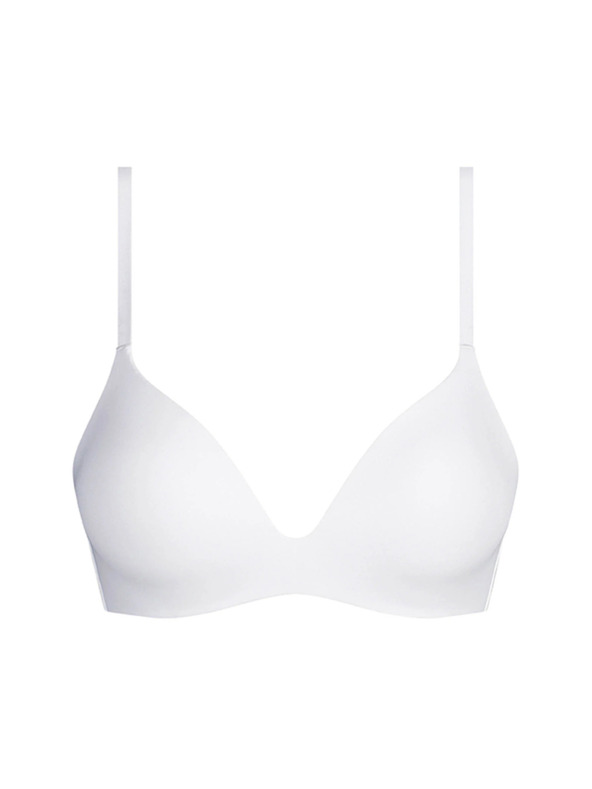 DIM DIM INVISIBLE WIRELESS PADDED BRA - Ženski grudnjak bez kostima - bijela