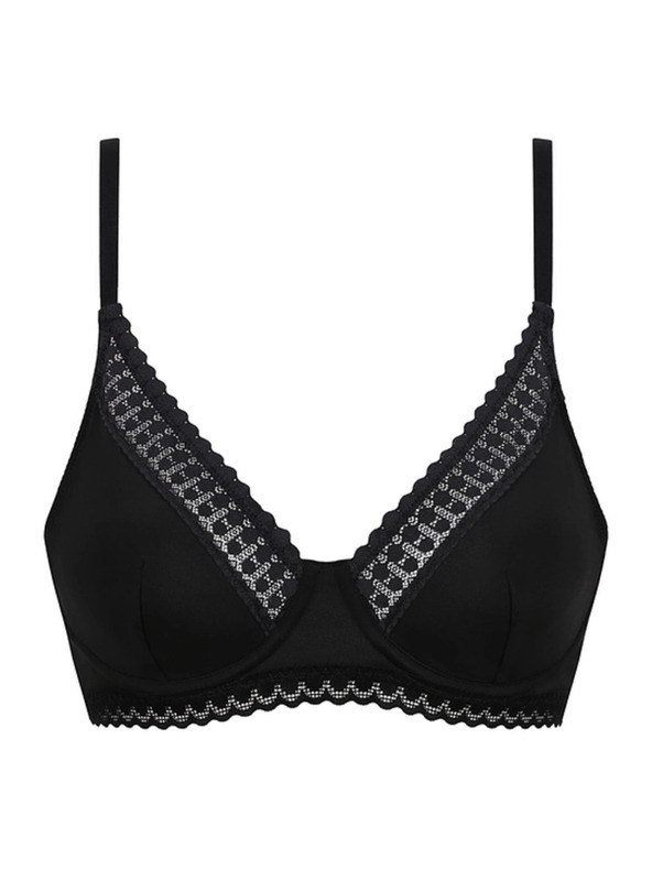 DIM DIM DAILY MICRO FOULARD BRA - Ženski čipkasti grudnjak s kostima - crna