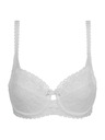 Playtex PLAYTEX RCS UNDERWIRE BALCONETTE BRA - Ženski čipkasti grudnjak s kostima - bijela