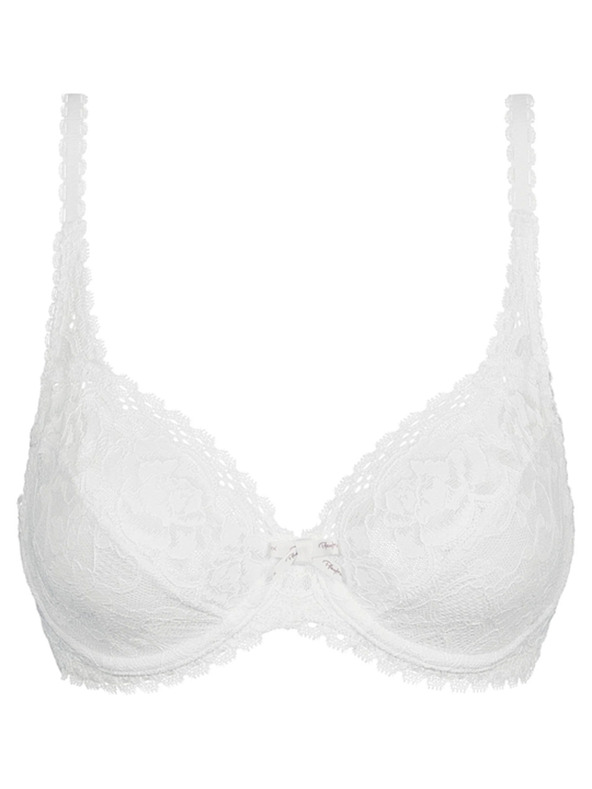 Playtex PLAYTEX RCS FLOWER ELEGANCE UNDERWIRE BRA - Ženski čipkasti grudnjak s kostima - bijela