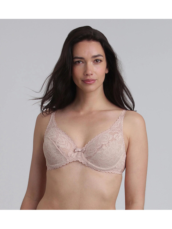 Playtex PLAYTEX RCS FLOWER ELEGANCE UNDERWIRE BRA - Ženski čipkasti grudnjak s kostima - tjelesna boja