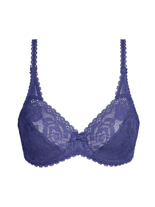 Playtex PLAYTEX RCS FLOWER ELEGANCE UNDERWIRE BRA - Ženski čipkasti grudnjak s kostima - svetlo plava