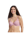 Playtex PLAYTEX RCS FLOWER ELEGANCE UNDERWIRE BRA - Damski čipkasti grudnjak sa žicom - ružicasta