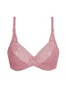 Playtex PLAYTEX RCS FLOWER ELEGANCE UNDERWIRE BRA - Damski čipkasti grudnjak sa žicom - ružicasta