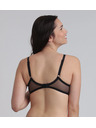 Playtex PLAYTEX RCS UNDERWIRE BALCONETTE BRA - Damski čipkasti grudnjak sa žicom - crna