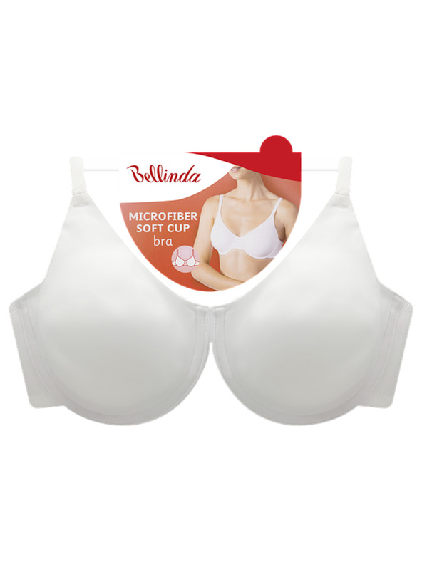 Bellinda MICROFIBRE PADDED BRA - Damski ojačani grudnjak - bijela