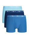 DIM DIM COTTON STRETCH BOXER 3x - Muške boksarice 3 kom - svetla plava - tamno plava
