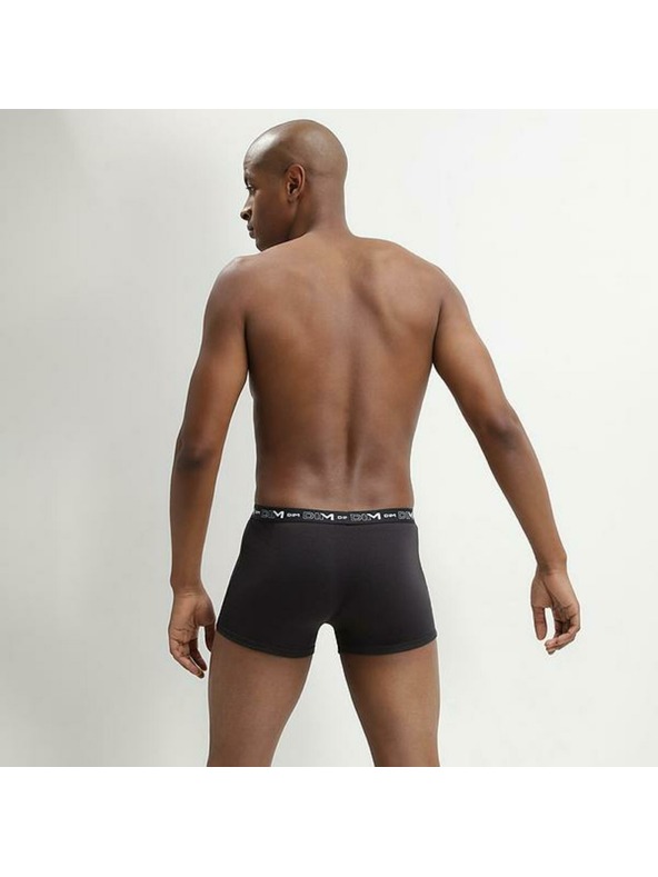 DIM DIM COTTON STRETCH BOXER 3x - Muške boksarice 3 kom - crna