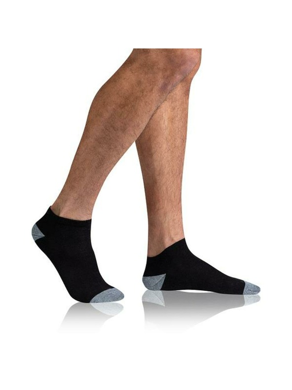 Bellinda SPORT MEN IN-SHOE 3x - Muške čarape za gležanj 3 para - crna