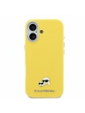 Karl Lagerfeld Karl Lagerfeld PU Karl and Choupette Heads Pins MagSafe Stražnji Poklopac za iPhone 17 Yellow