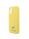 Karl Lagerfeld Karl Lagerfeld PU Karl and Choupette Heads Pins MagSafe Stražnji Poklopac za iPhone 17 Yellow