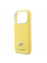Karl Lagerfeld Karl Lagerfeld PU Karl and Choupette Heads Pins MagSafe Stražnji Poklopac za iPhone 17 Pro Yellow